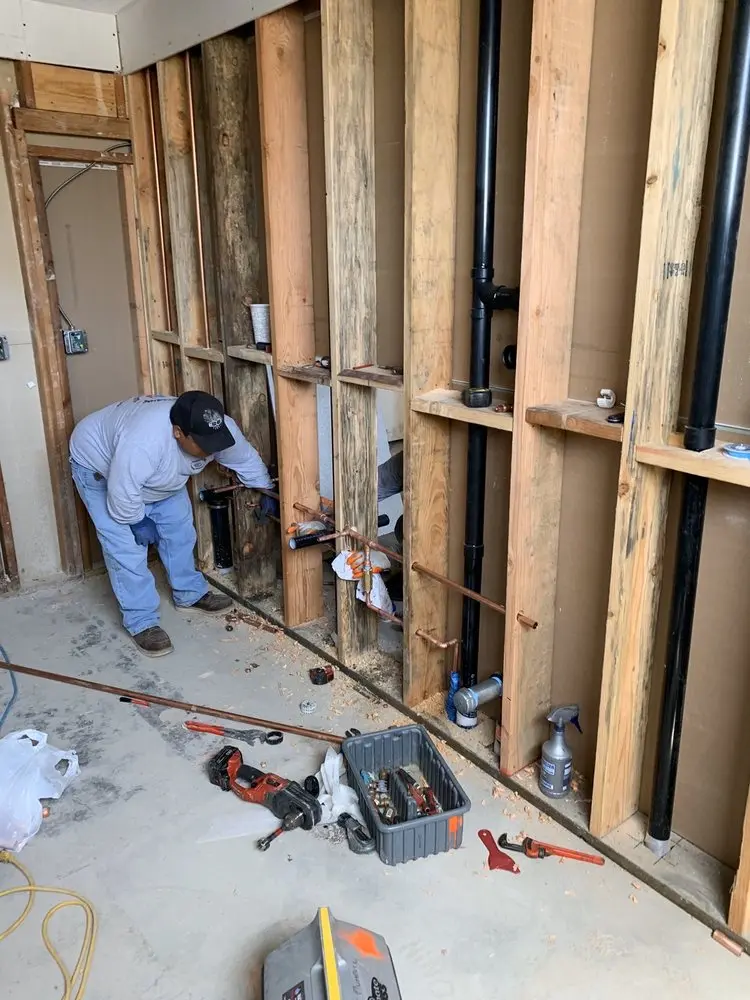 Commercial rough-in plumbing for Gas Line Repair in Village of Church Creek